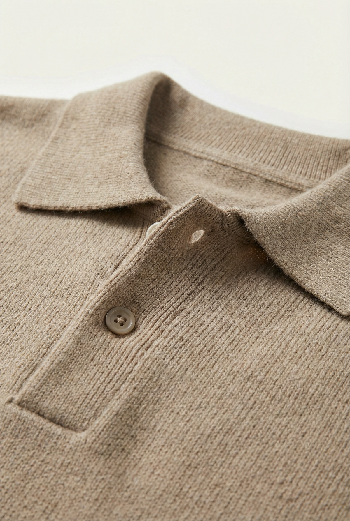 Montarello Men's Polo Jumper Knitted Textured Relaxed Fit