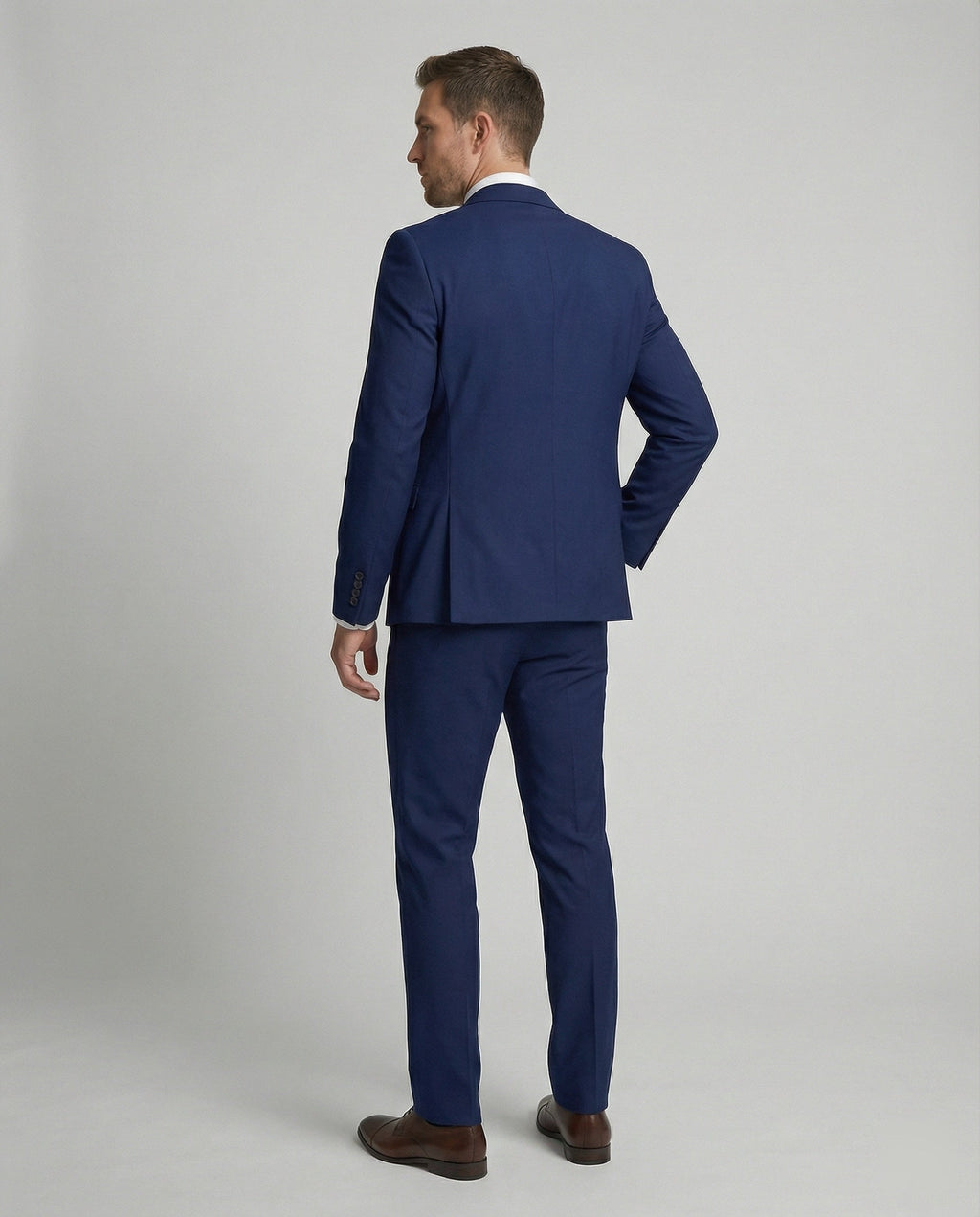 Men's Three-Piece Suit Set, Notched Lapels, Long Sleeves