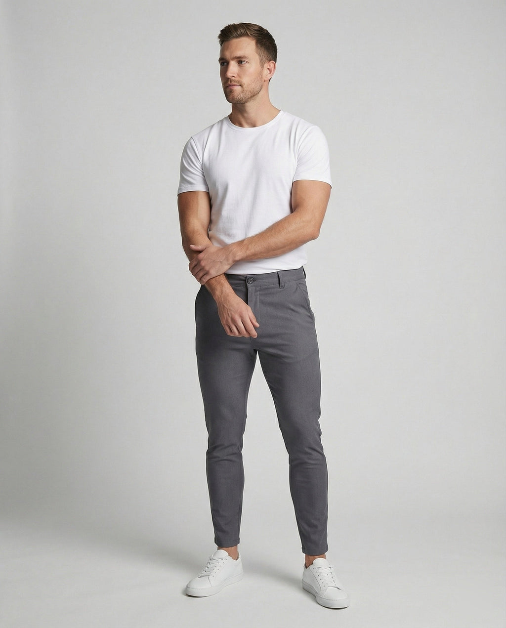 Men's Slim Fit Chino Trousers