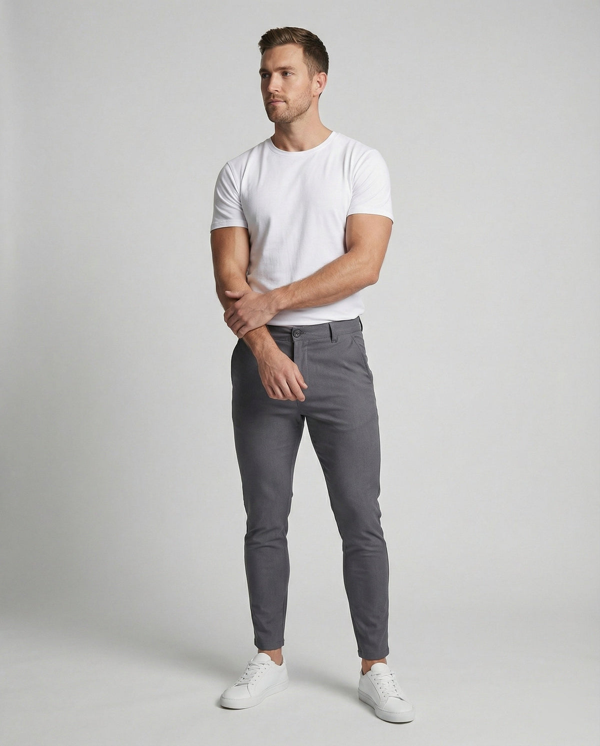 Men's Slim Fit Chino Trousers