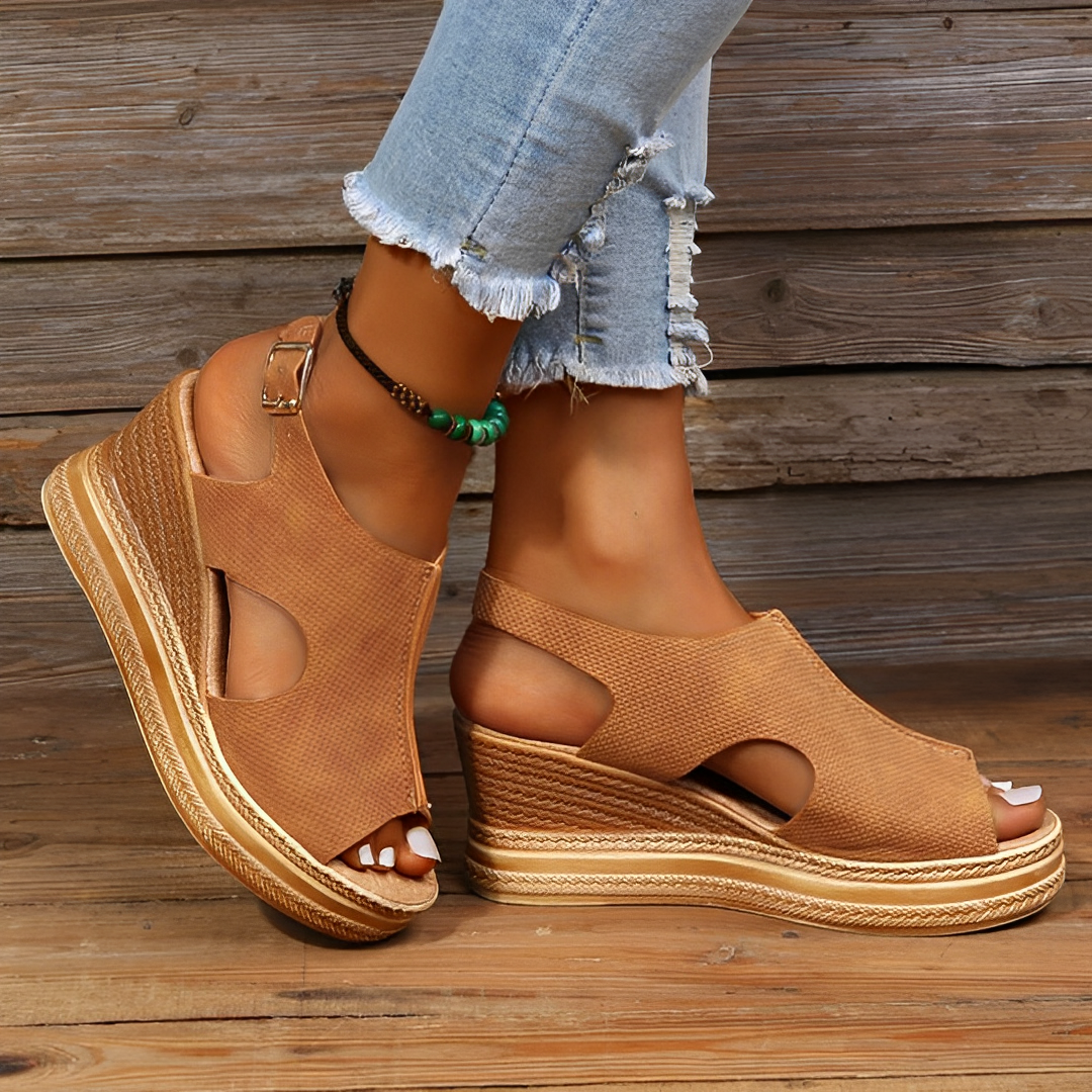 Women's Orthopedic Arch Support Sandals with Cushioned Footbed and Adjustable Straps