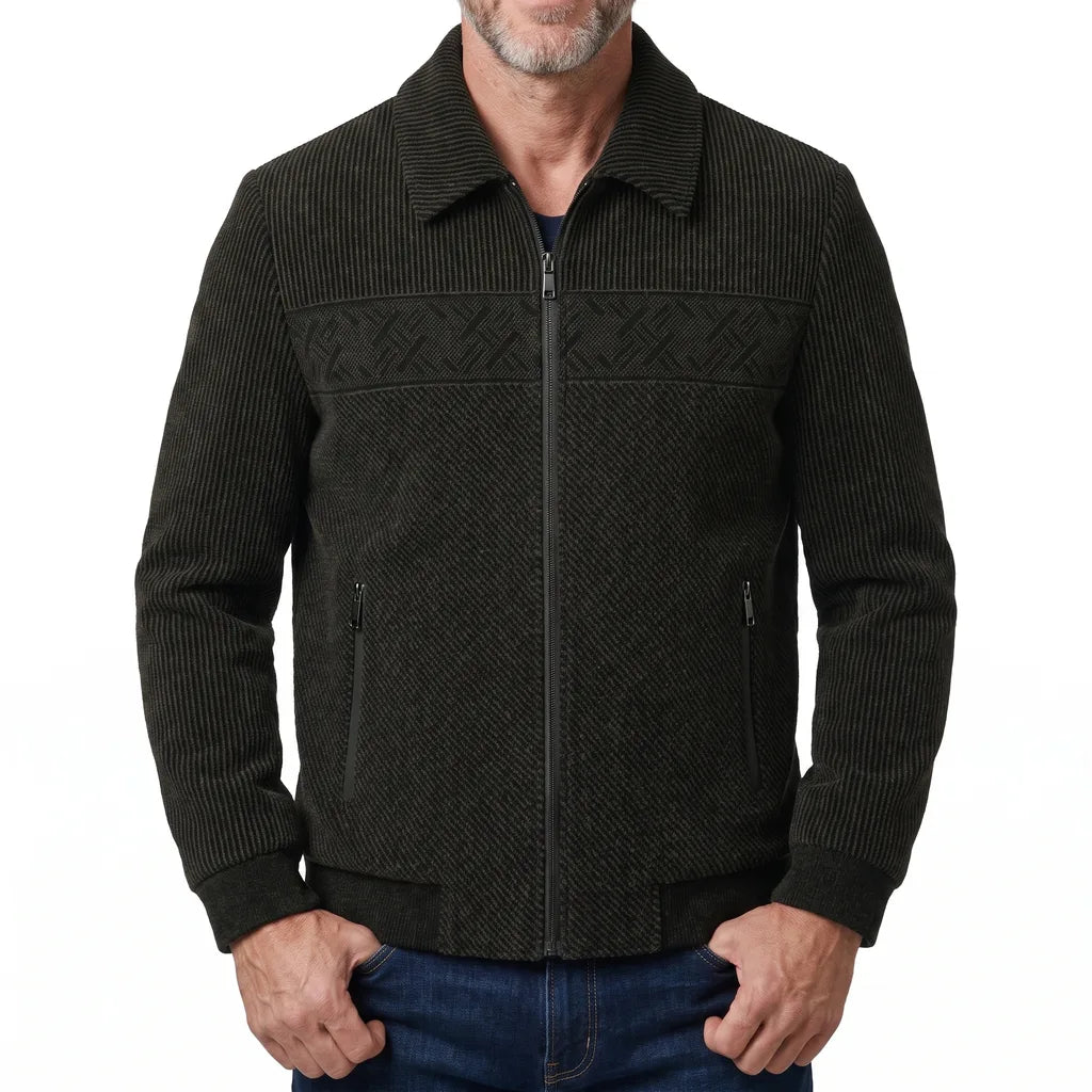 Gabriel | Men's Quilted Knit Jacket