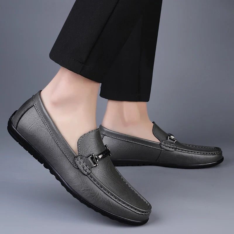 Genuine Leather Driving Loafers for Men