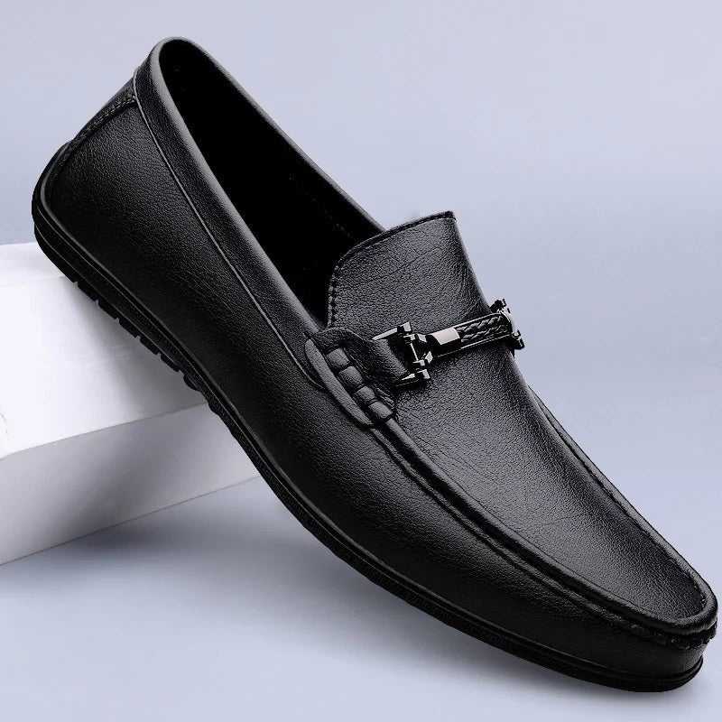 Genuine Leather Driving Loafers for Men