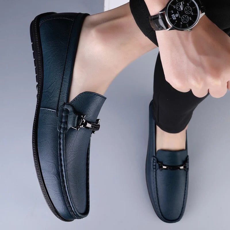 Genuine Leather Driving Loafers for Men