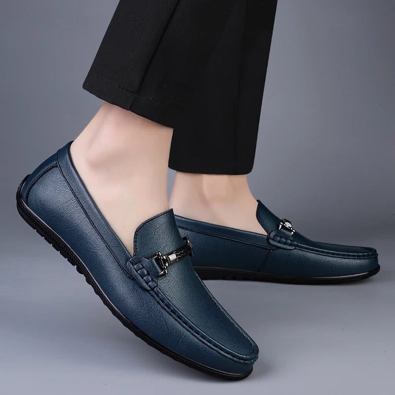 Genuine Leather Driving Loafers for Men