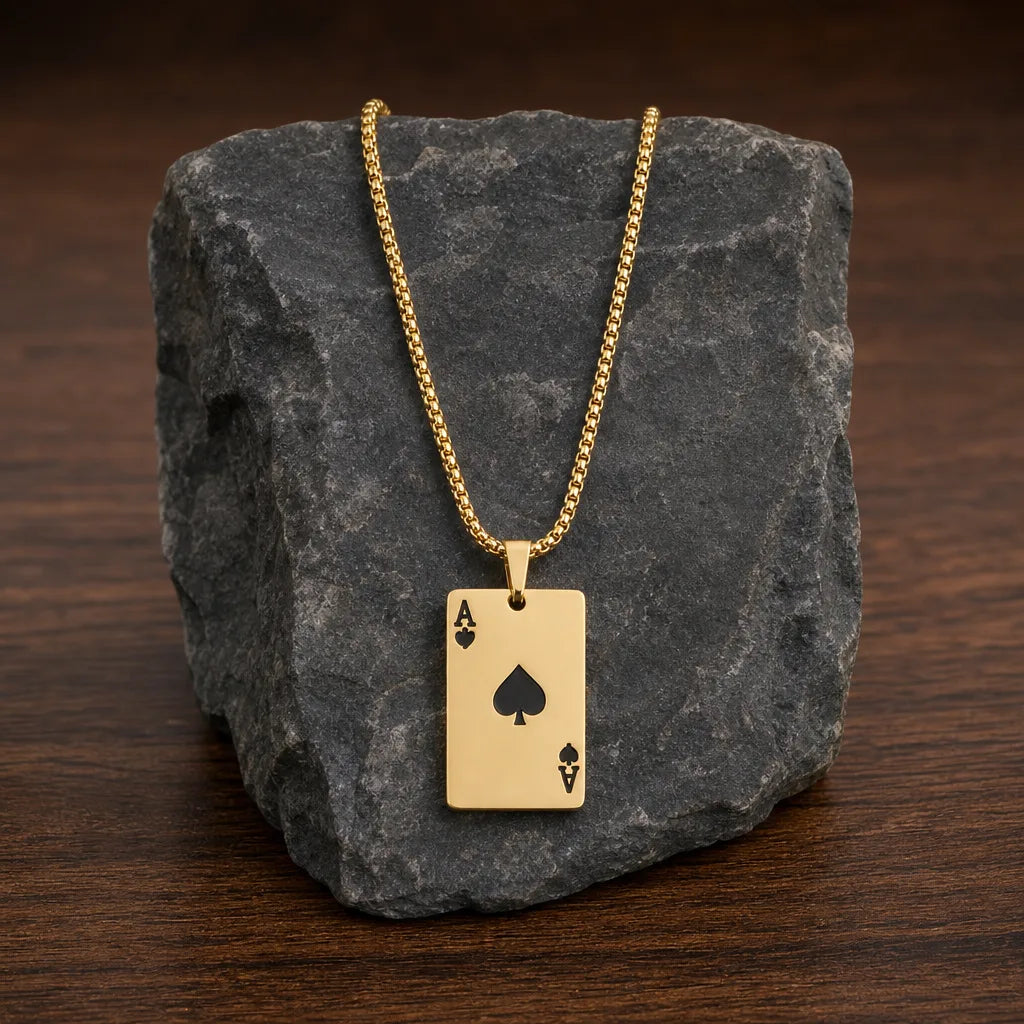 Gillespie | Men's Ace Pendant Necklace