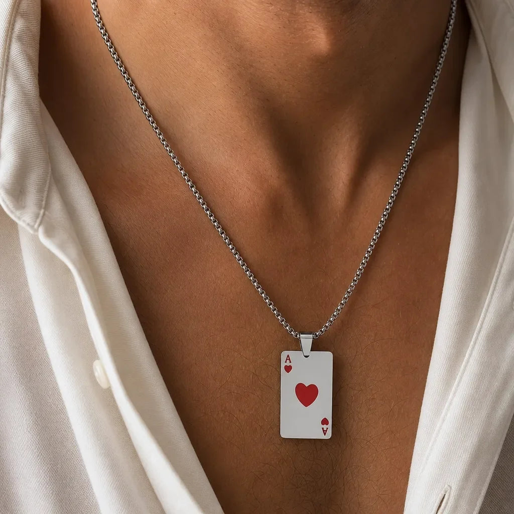 Gillespie | Men's Ace Pendant Necklace