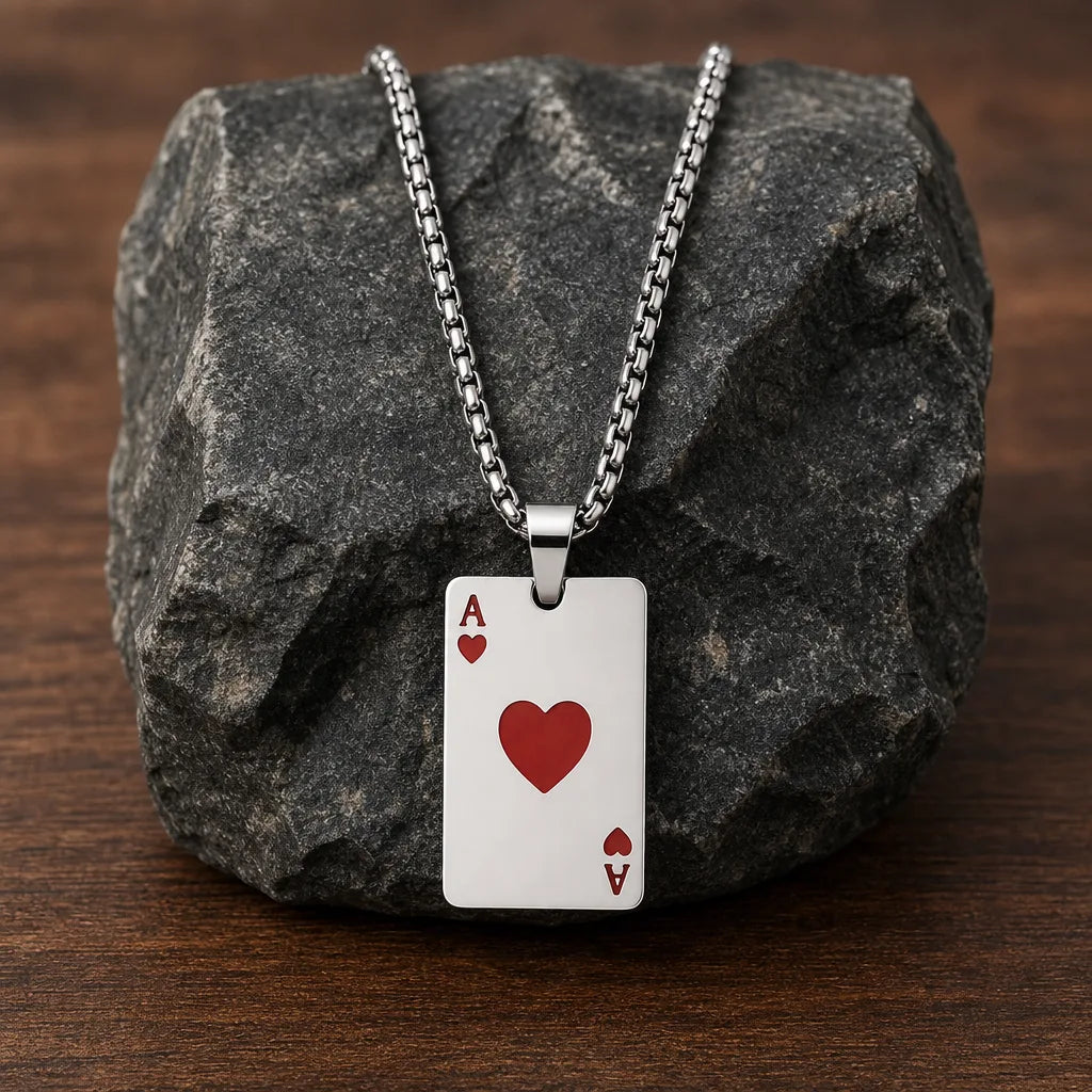 Gillespie | Men's Ace Pendant Necklace