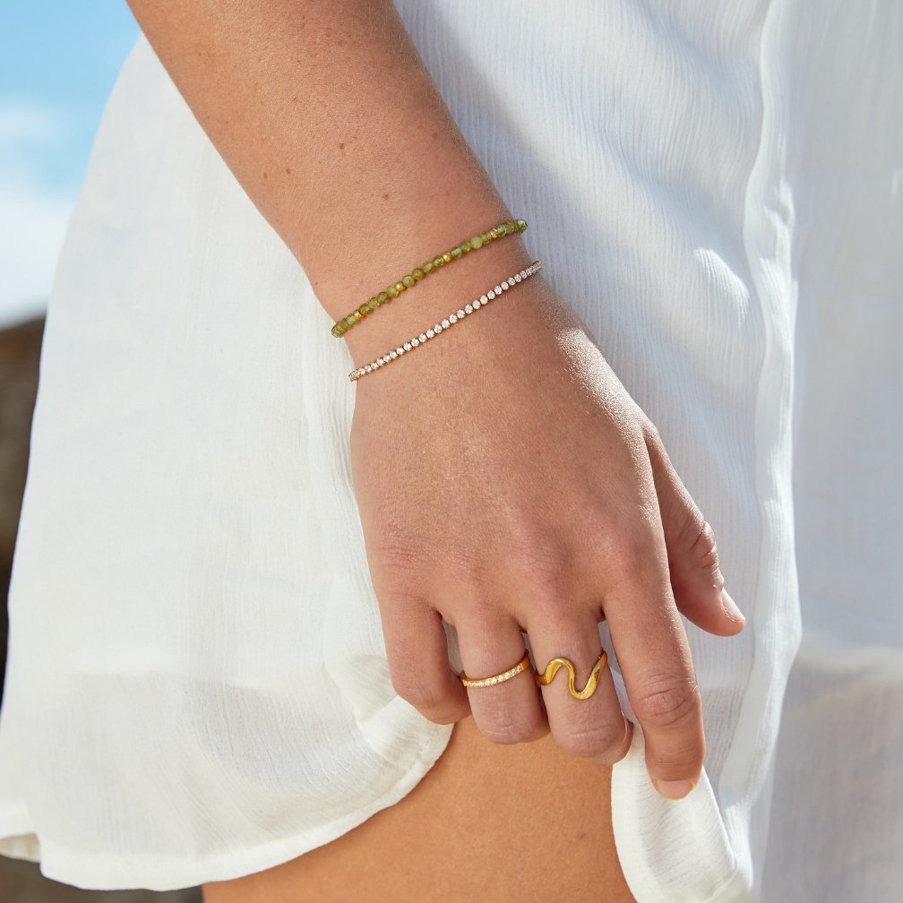 Golden Wave | Adjustable Gold Plated Ring