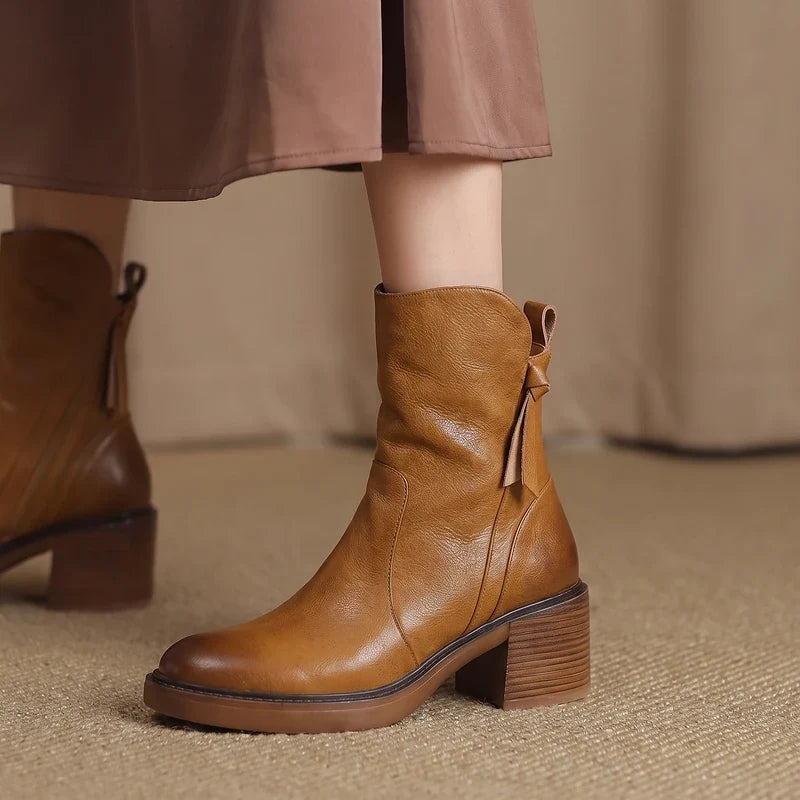 Odette Tassel Zip Ankle Boots
