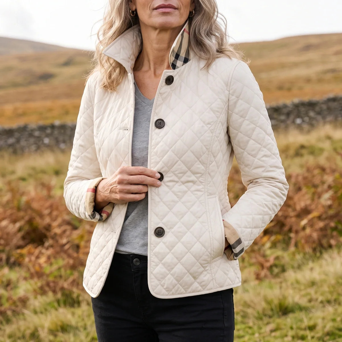 Harriet Diamond Quilted Jacket