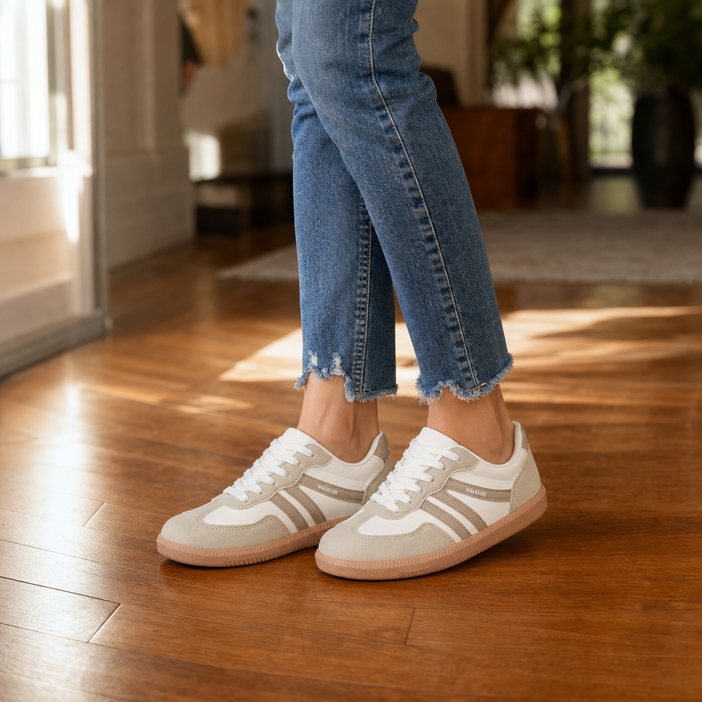 Solange – Wide Toe Box Cushioned Sneakers