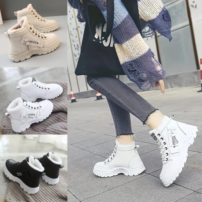 Hester | Fleece-Lined Winter Boots with Lace-Up Closure for Women
