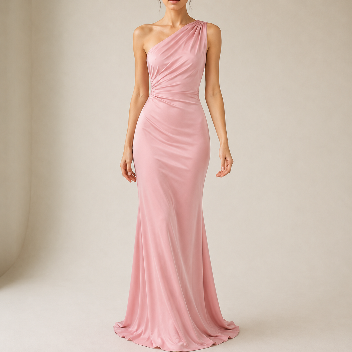 Bilbao One-Shoulder Mermaid Gown