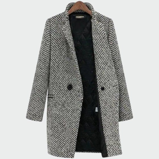 Ilithyia | Tailored Long Coat with Notched Lapel for Women