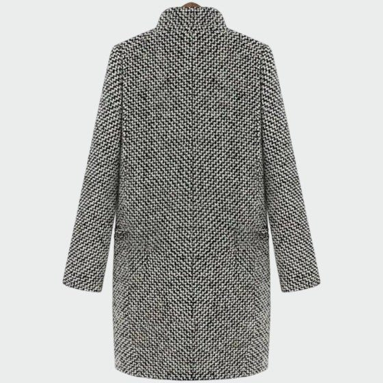 Ilithyia | Tailored Long Coat with Notched Lapel for Women