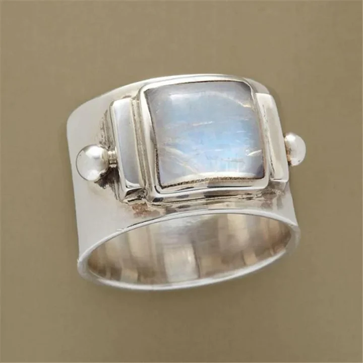 Moon Crystal | Vintage Cubic Crystal Ring