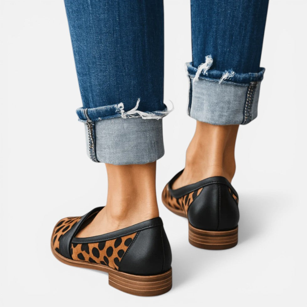 Women's Pointed Toe Penny Loafers, Low Heel
