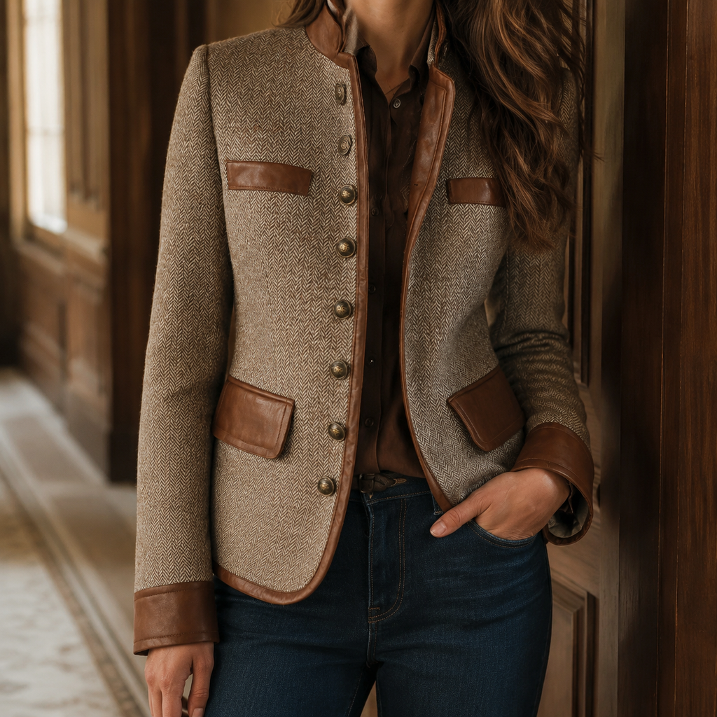 Elowen-Faye Herringbone Jacket