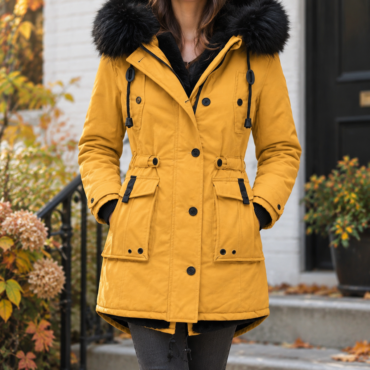 April-Marie Cinched Overcoat