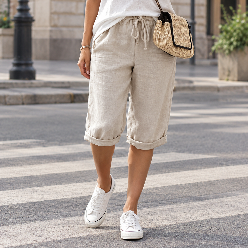 Mina-Rose Relaxed Capri Pants