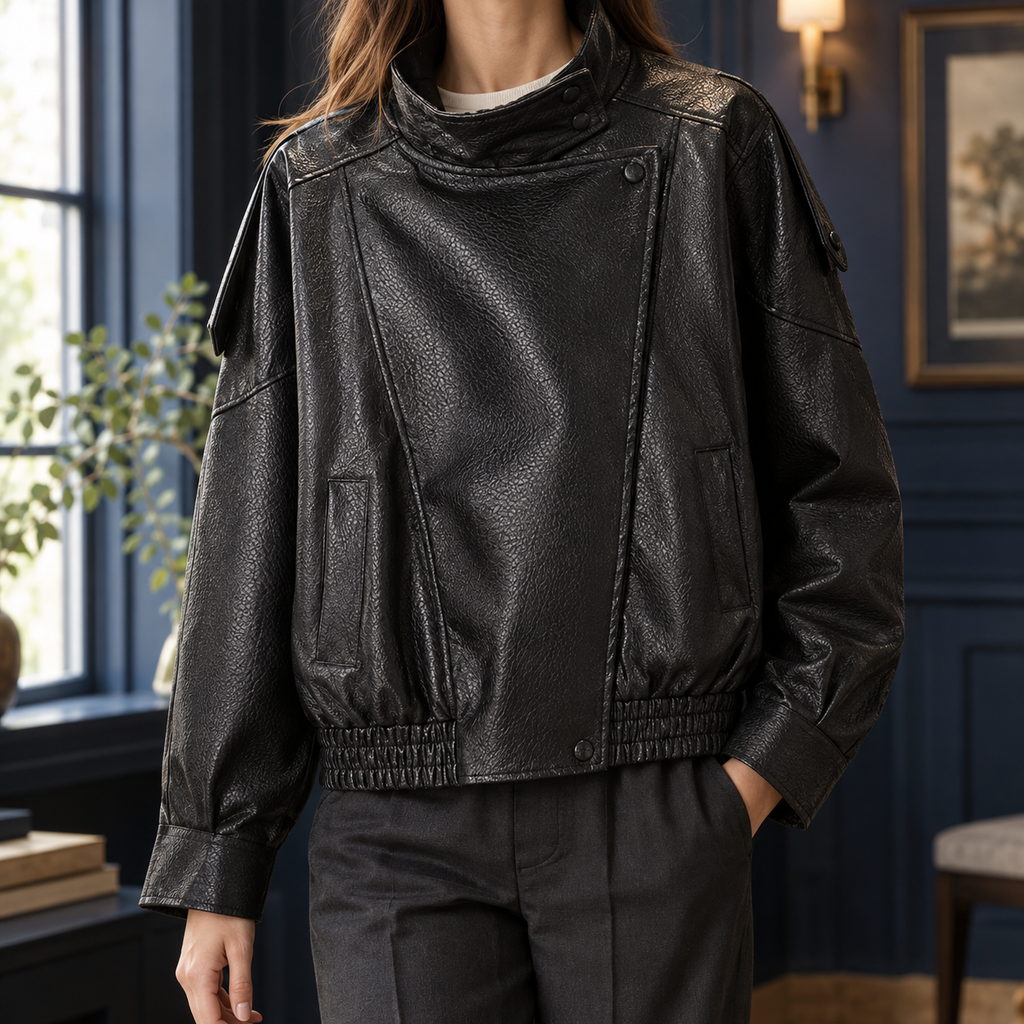 Eugenie-Elise Moto Jacket