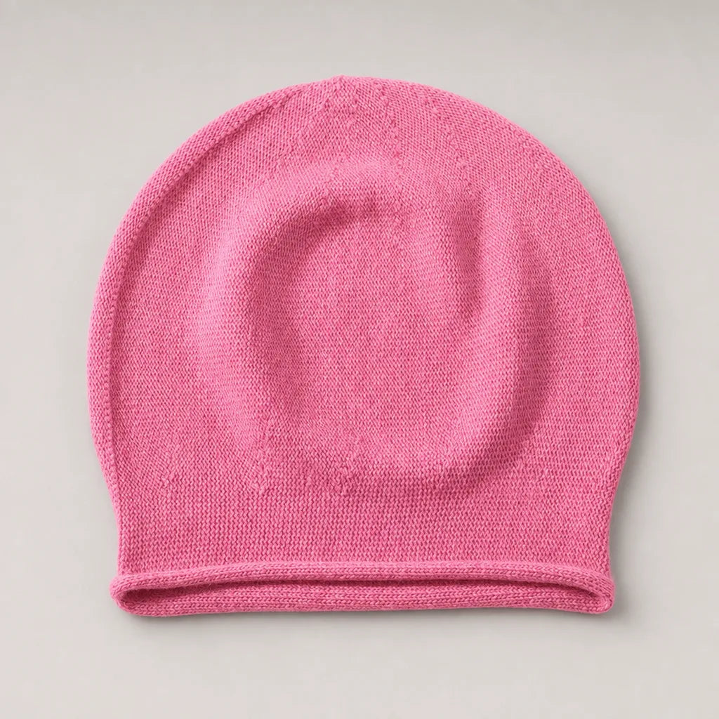 Iris | Women's Warm Fur Knit Beanie