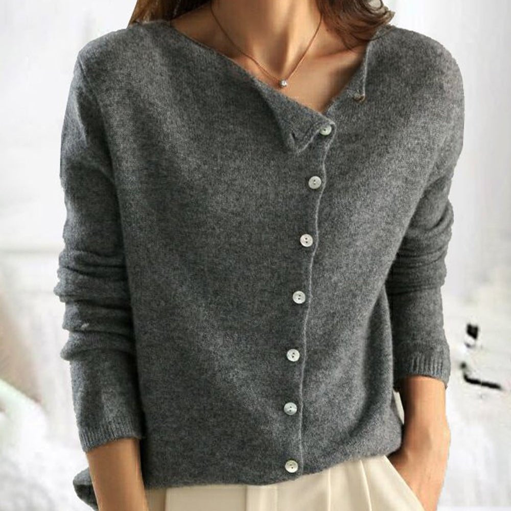 Julia™ | Button-Detail Knit Sweater