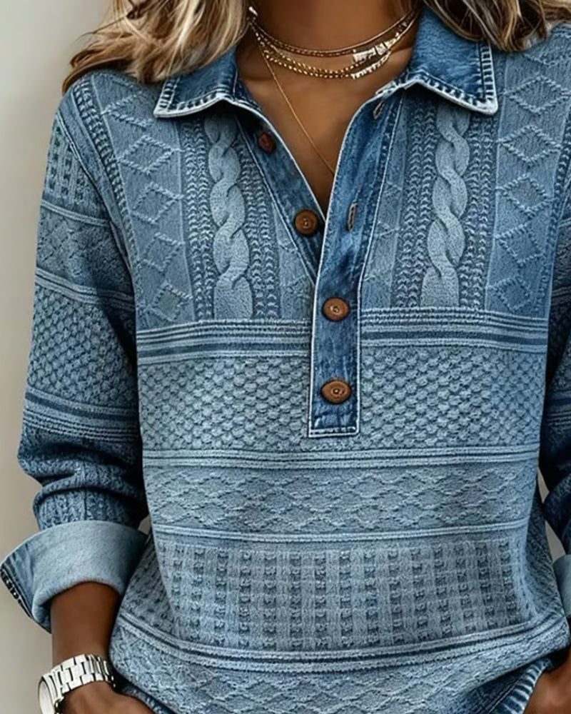 Kayla | Cable Knit Sweater with Long Sleeves for Women