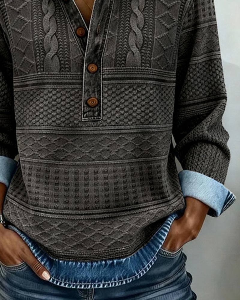 Kayla | Cable Knit Sweater with Long Sleeves for Women