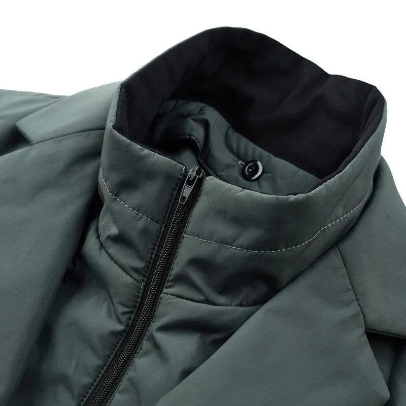 Kieran - Men's Duck Down Puffer Blazer with Button Front