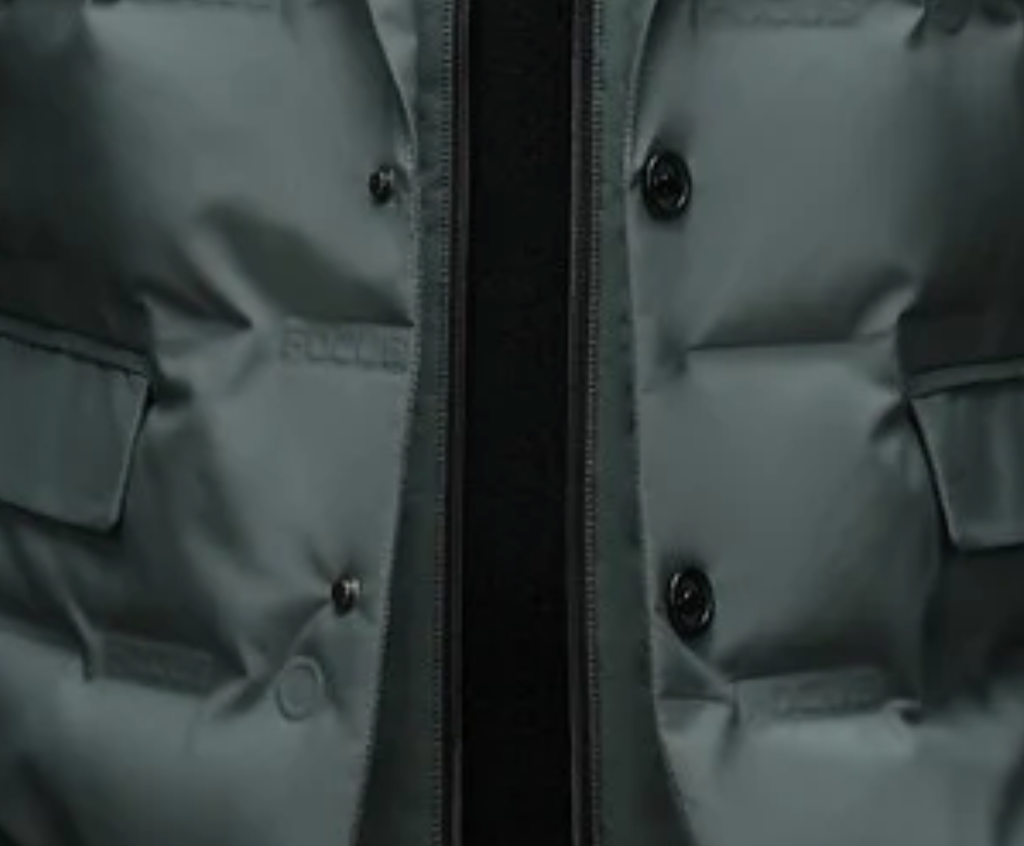 Kieran - Men's Duck Down Puffer Blazer with Button Front