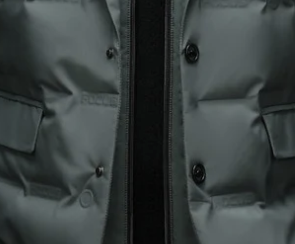 Kieran - Men's Duck Down Puffer Blazer with Button Front