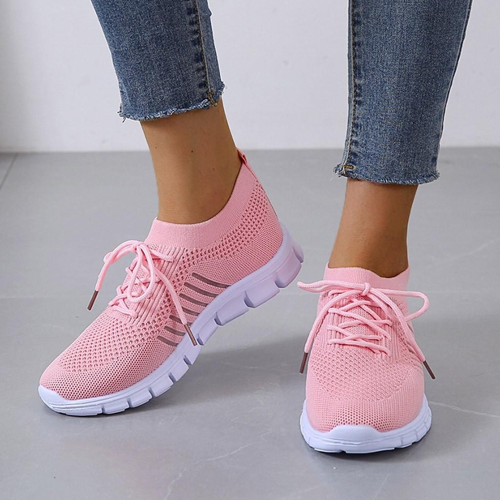 Women's Mesh Sock Sneakers with Anti-Slip Sole