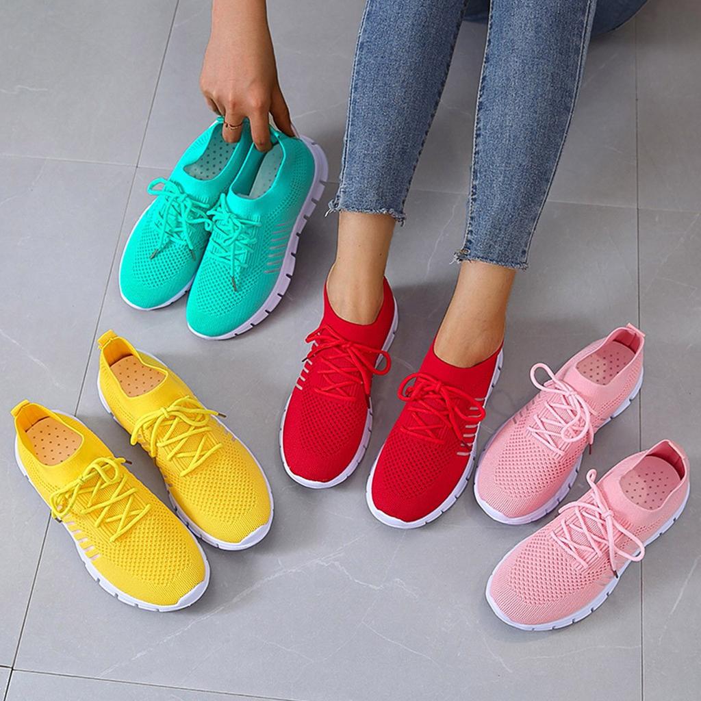 Women's Mesh Sock Sneakers with Anti-Slip Sole