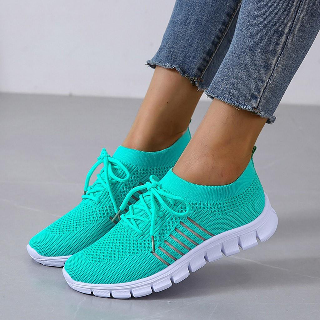 Women's Mesh Sock Sneakers with Anti-Slip Sole