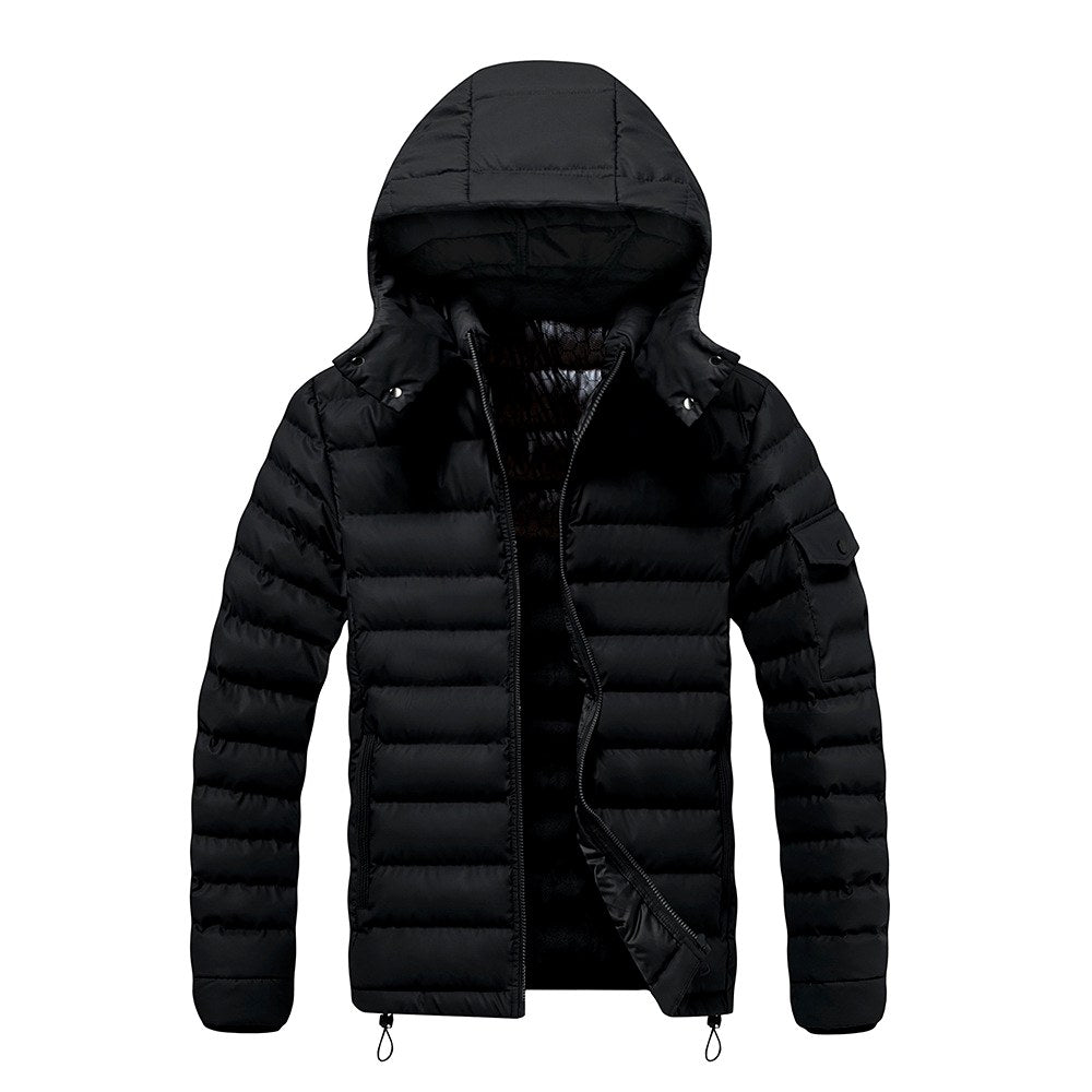 Landon - Men's Hooded Quilted Puffer Jacket
