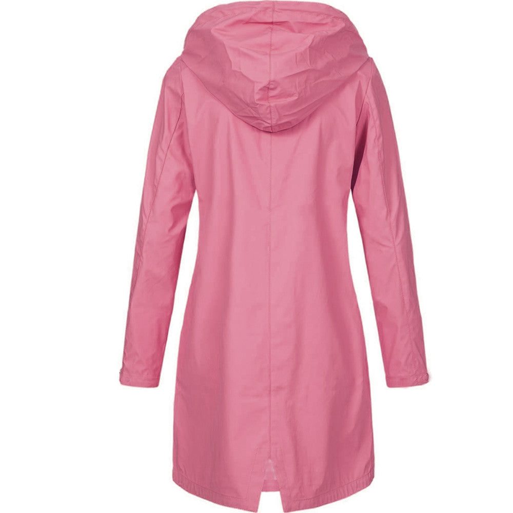 Lauralee | Hooded A-Line Rain Jacket for Women