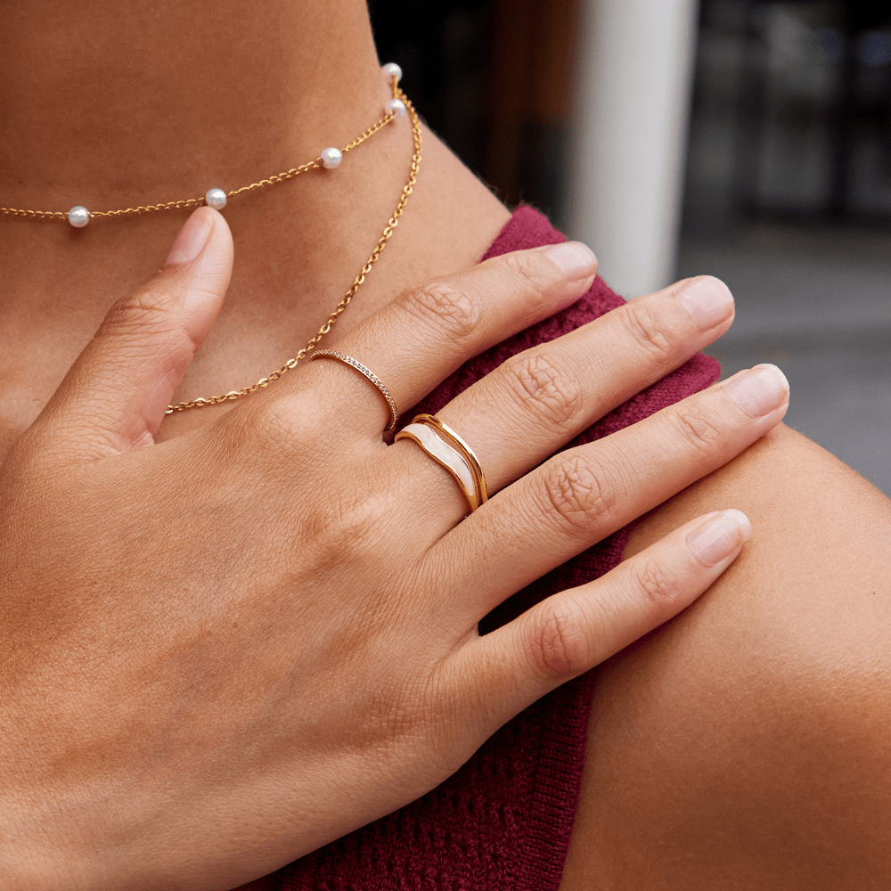 Sahara | Gold Multilayer Ring