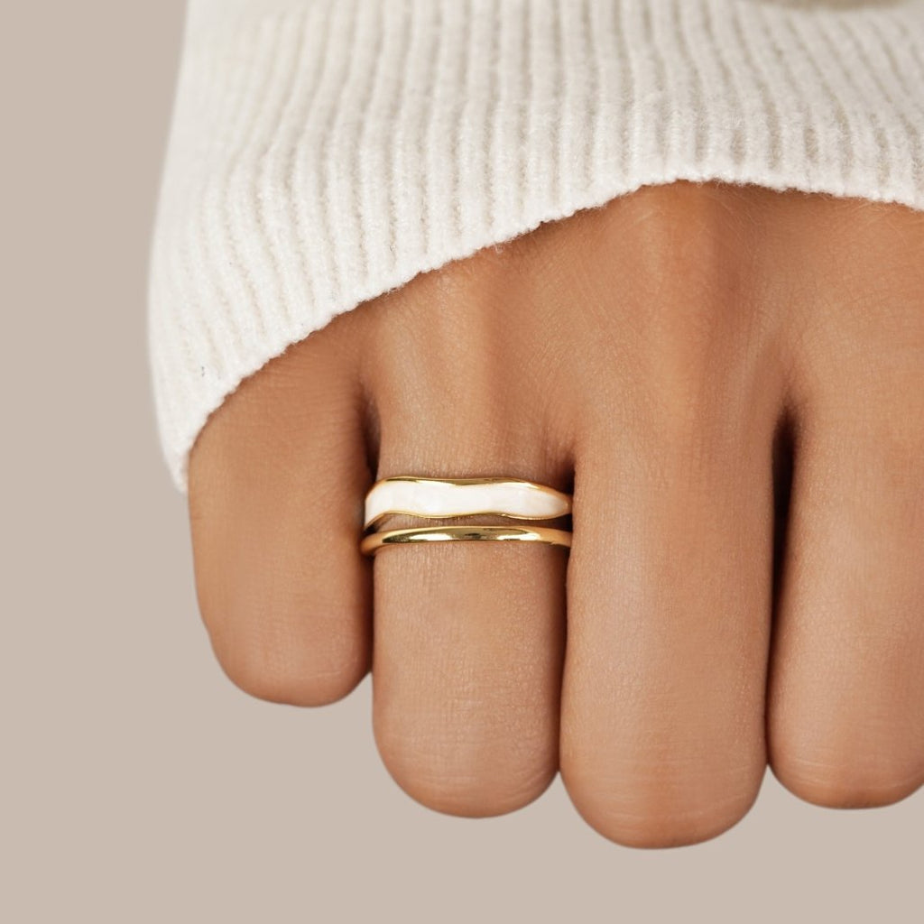 Sahara | Gold Multilayer Ring