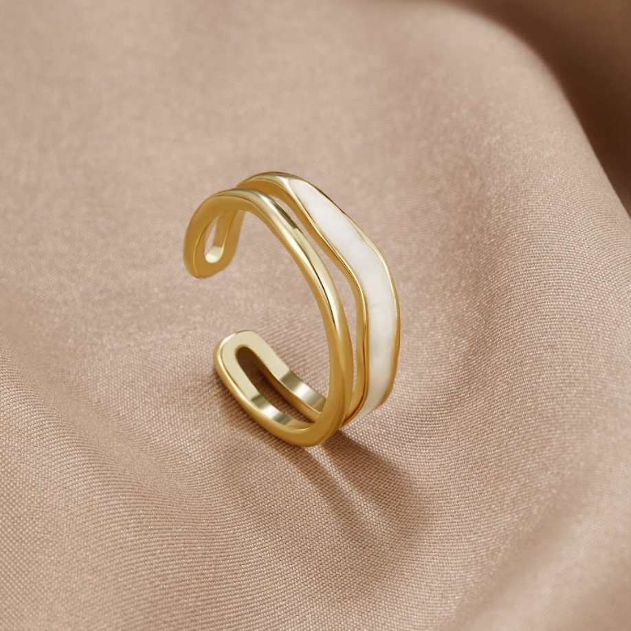 Sahara | Gold Multilayer Ring
