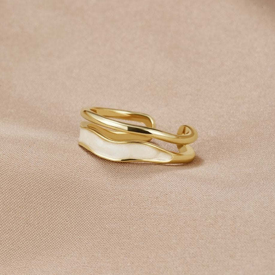 Sahara | Gold Multilayer Ring