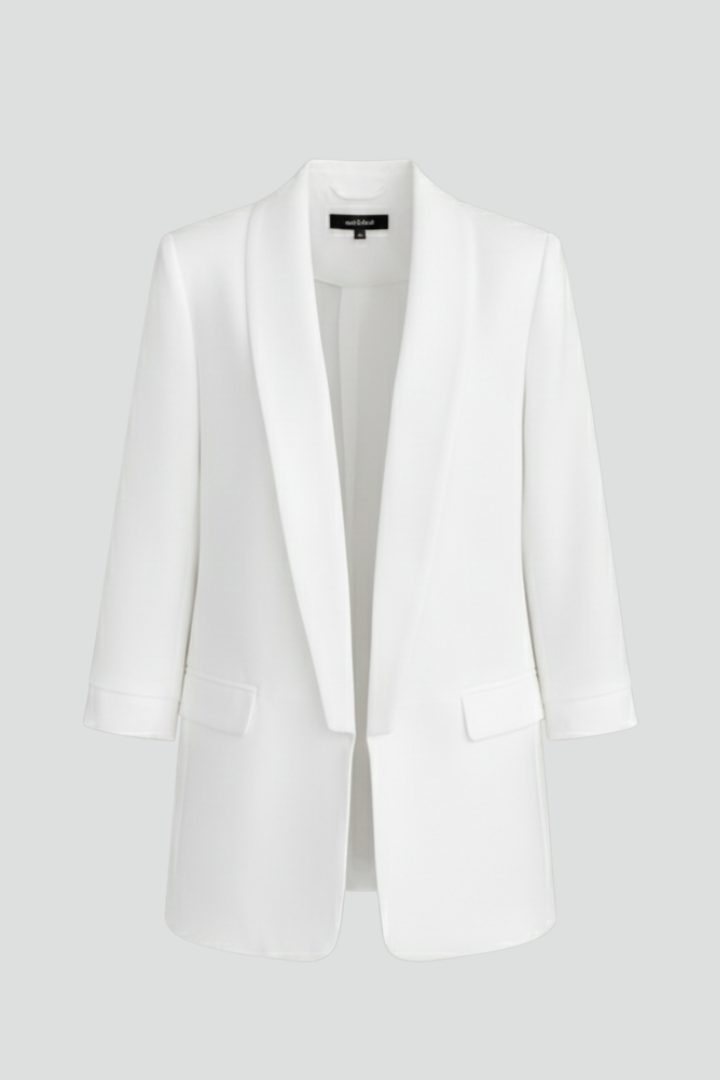 Leila | Longline Blazer with Shawl Lapel for Women