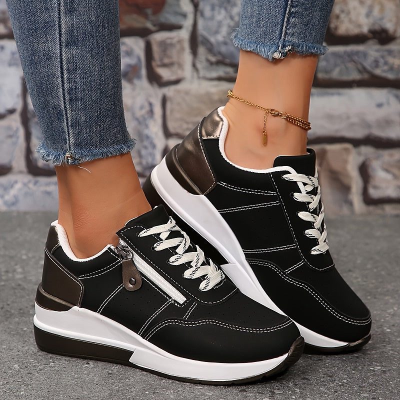 Lena | Platform Lace-Up Sneakers for Women