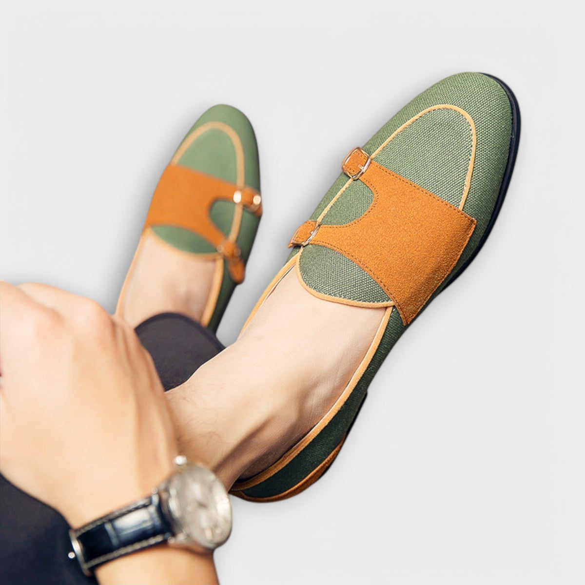 Lessie | Loafer Slippers with Buckle Strap for Women