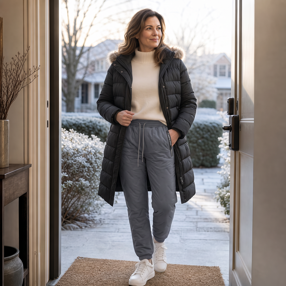 Warmwell – Fleece-Lined Water-Repellent Thermal Pants