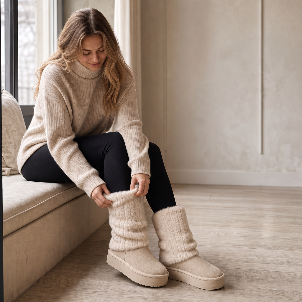 SnugLift – Faux-Fur Platform Mid-Calf Winter Boots