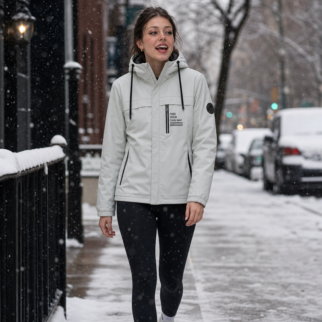 Trailhaven – Fleece-Lined Detachable Hood Windbreaker
