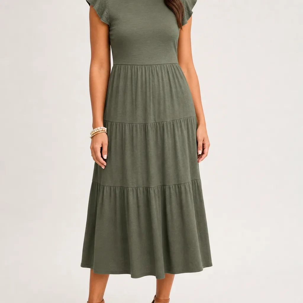 Linnet | Women's Tiered Sleeveless Dress